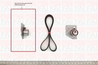 FAI AUTOPARTS tbk439 -  Комплект ремня ГРМ